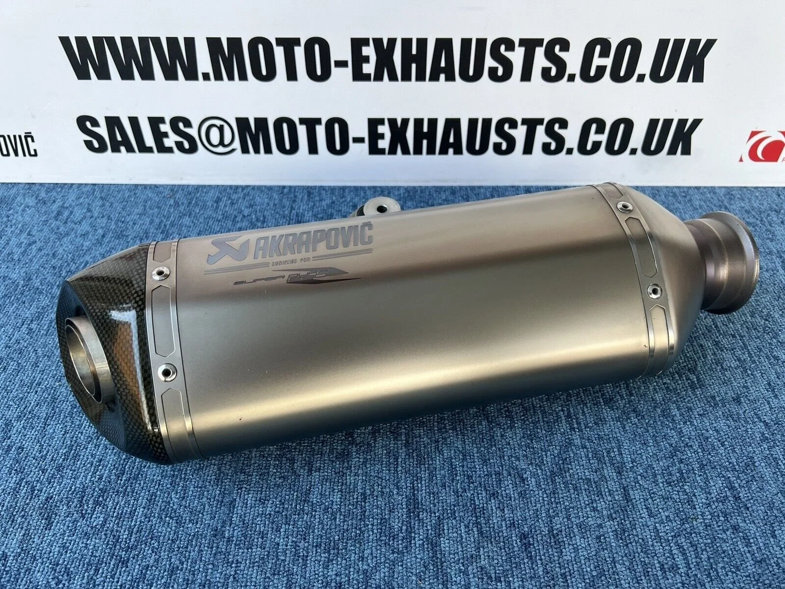 KTM 1290 Superduke R GT Titanium Akrapovic Slip on Exhaust